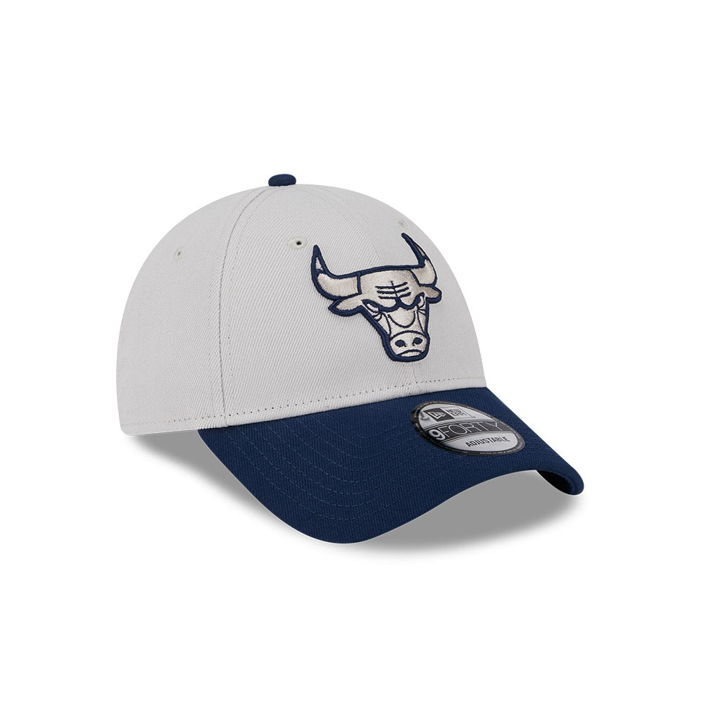 Chicago Bulls Hat - Oceanside Blue 2-Tone Repreve NBA 9Forty Strapback Cap - New Era